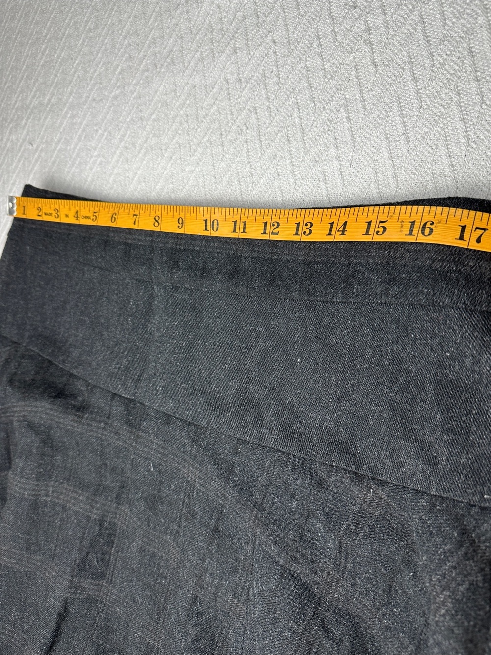 INFINITIF wool blend skirt minimalist A-line Grandmacore peasant - Picture 7 of 13